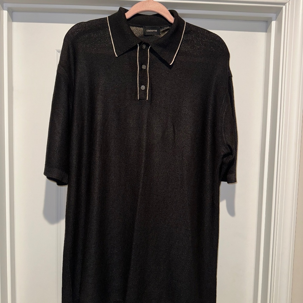 Claiborne men's black polo size xl Exceptional Man